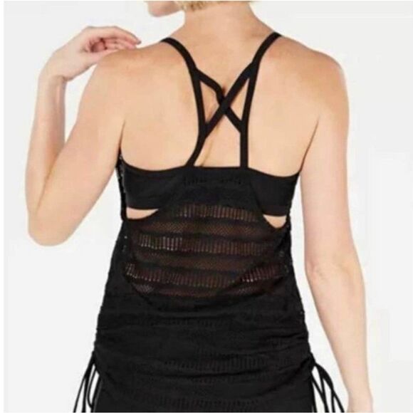 Gossip 2 in 1 Strappy Bikini Top and Cover Shirt Black Size S NWT - Picture 11 of 11